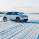 vinfast vf8 driving in snow